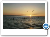 Sunset on the Namibian Atlantic Coast