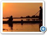 Sunset on the Okavango Delta