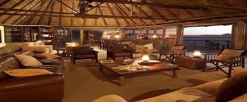 Luxury accommodation at the Ongava Private Game Reserve