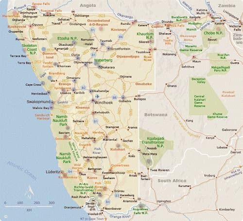 The Waterberg Plateau Park is one of Namibia's Reserves created for the protection of rare species.