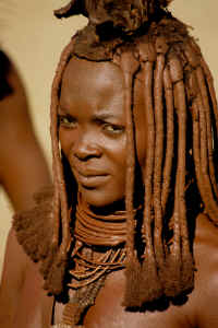  Himba are known for their natural beauty and traditional dress