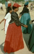Traditional dress of a Herero woman